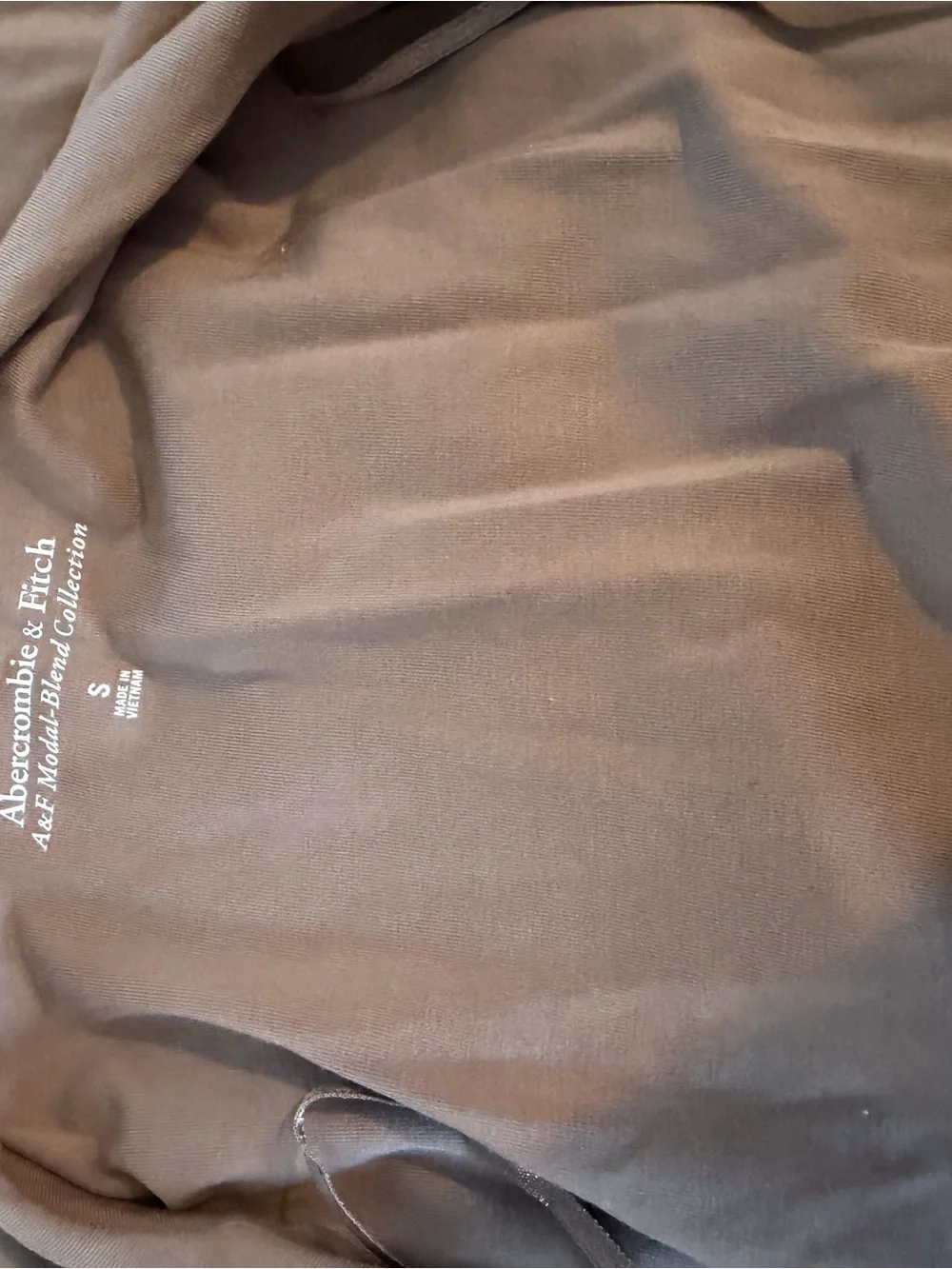 Abercrombie & Fitch Taupe Square-Neck Maxi Dress